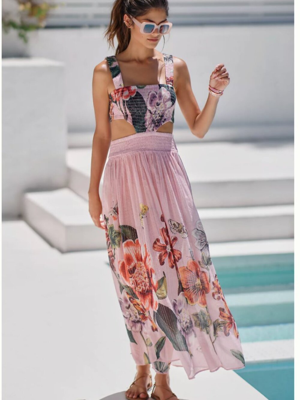 PLUS SIZE - The Piper Bandeau Cutout Maxi Dress